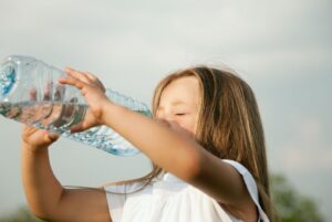 Kid drinking water delivered at home in Las Vegas